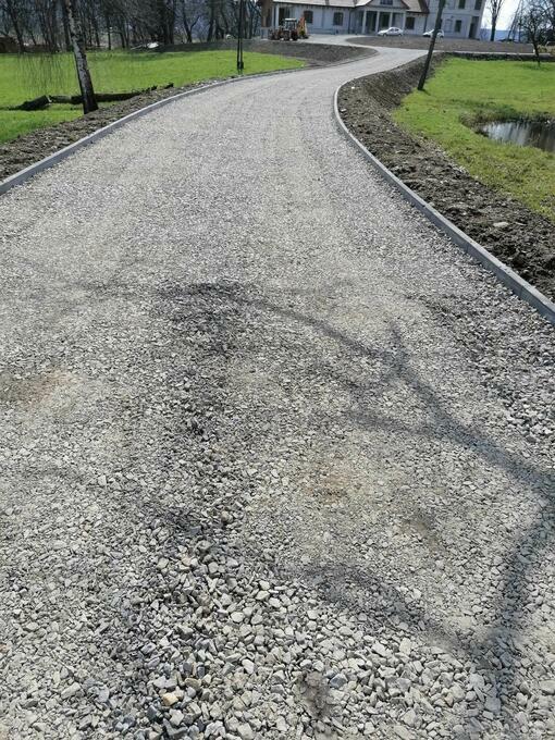 Utwardzenie terenu podbudowa dróg drogi dojazdowe wykopy Sanok