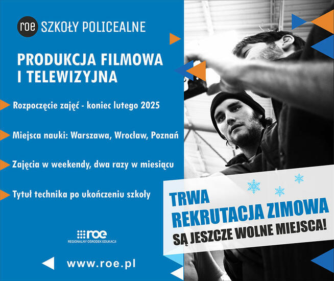 Produkcja Filmowa I Telewizyjna Darmowa Szko A Policealna Warszawa