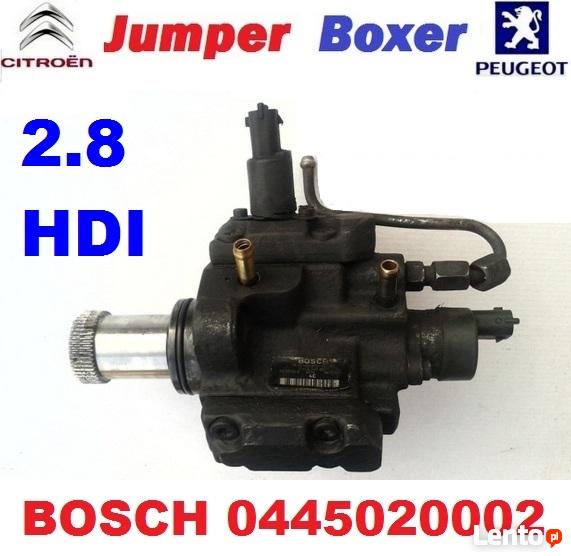 Pompa wtryskowa ciśnienia paliwa CITROEN JUMPER BOXER 2.8HDI