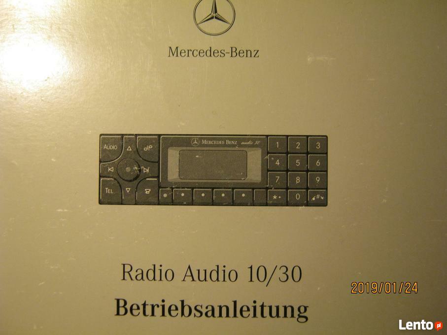 Mercedes W 210 instrukcja obslugi+instr radia Rzeszów