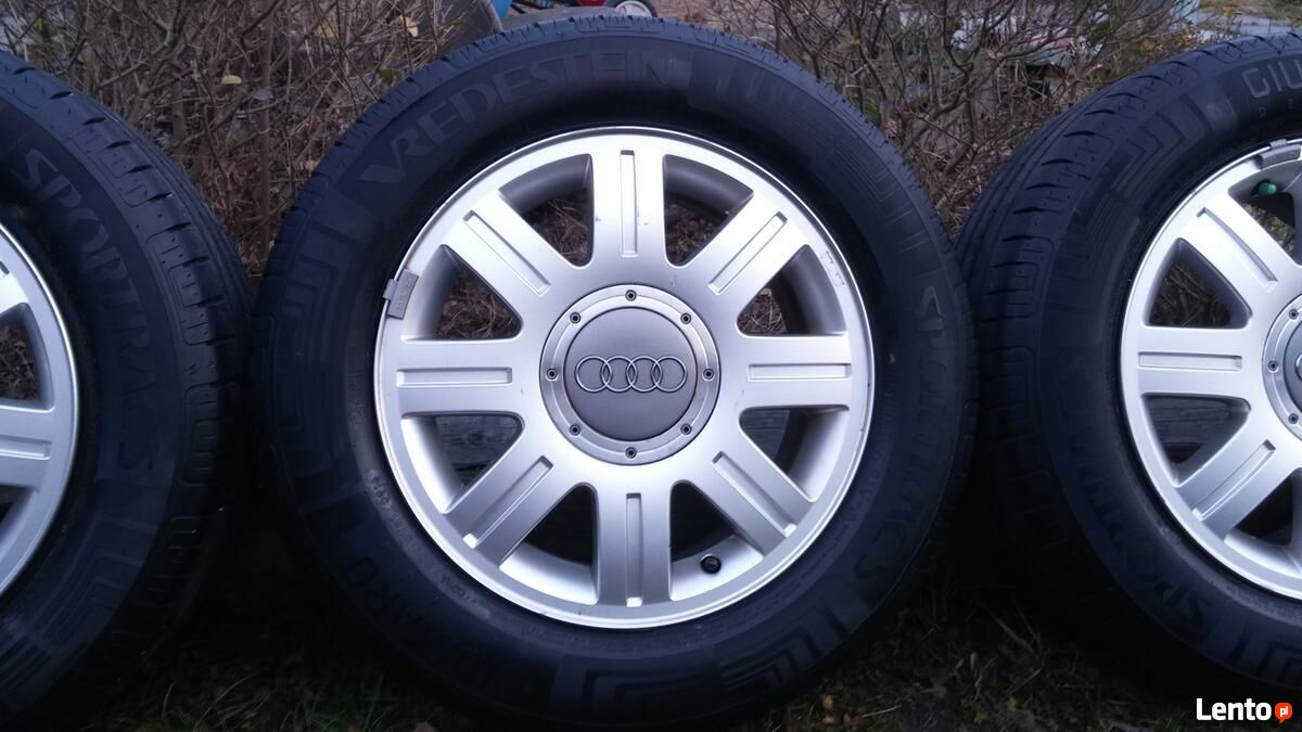 Felgi Aluminiowe Audi 205 60 R15 Vredestein 6 5mm 5x112