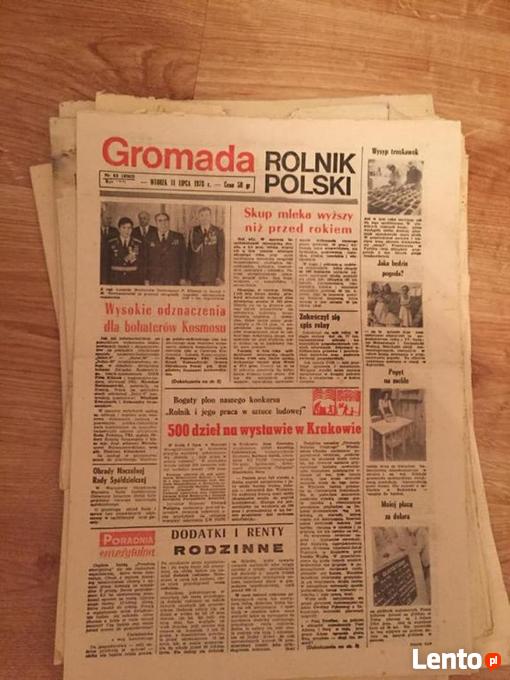 GROMADA ROLNIK 1978 rok 10 egzemplarzy numerów Warszawa
