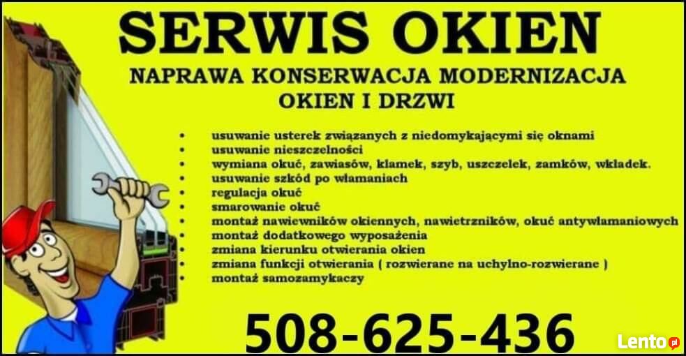 Archiwalne SERWIS NAPRAWA MONTAŻ DRZWI OKIEN 508625436 Kraków