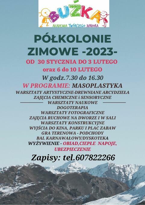 Półkolonie Zimowe 2023 Gorzów Wielkopolski 7120