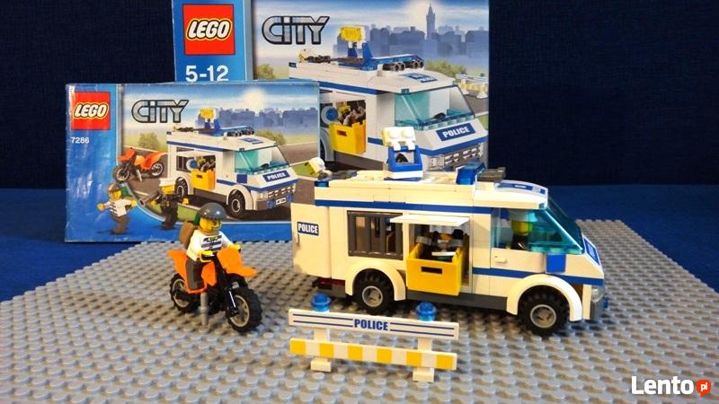 Lego City Konwój Prisioner Transport 7286 łódź