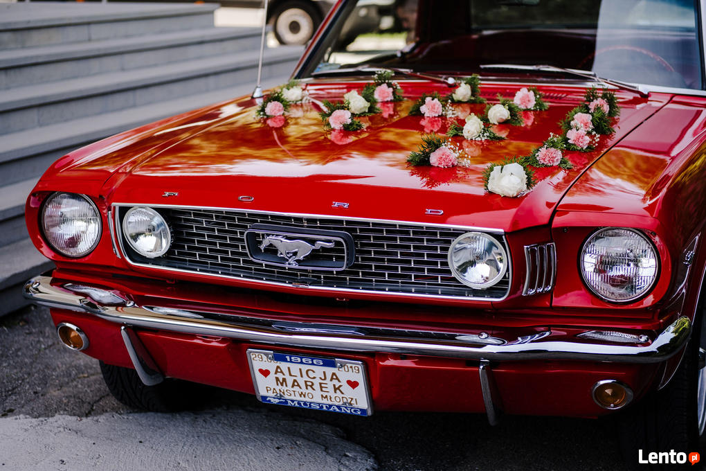 Auto do Ślubu = Samochod Ford Mustang 1966/1965r Katowice