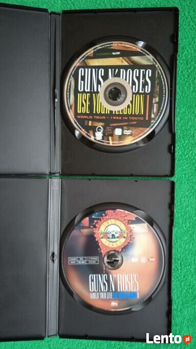 Guns n Roses DVD cz 1 i 2 koncert Warszawa