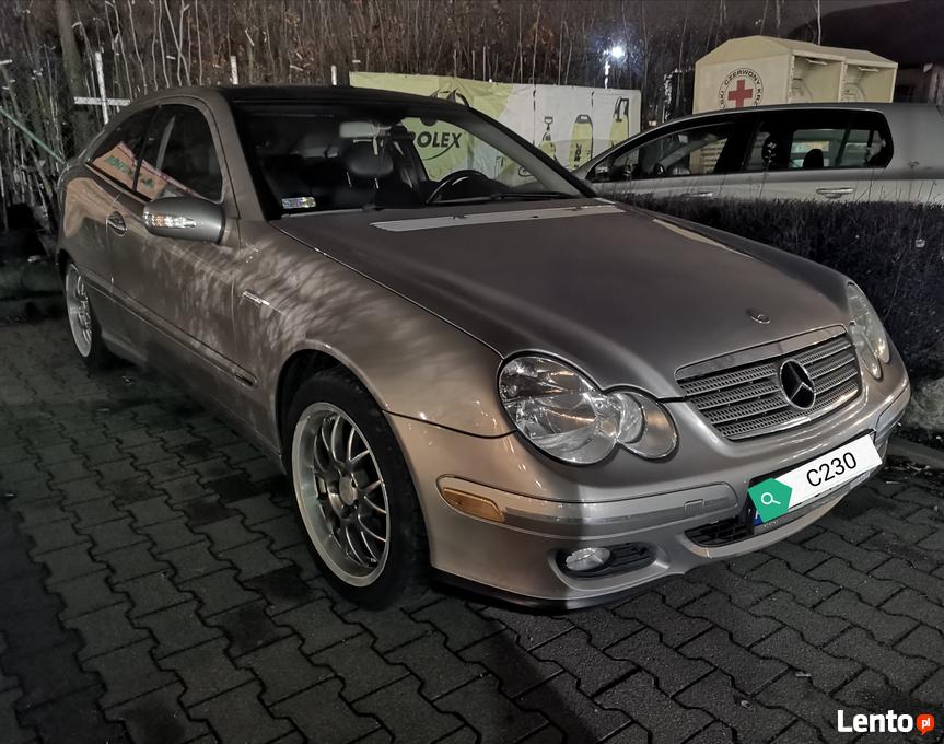 Archiwalne Mercedes W203 coupe 1.8 benzyna Poznań