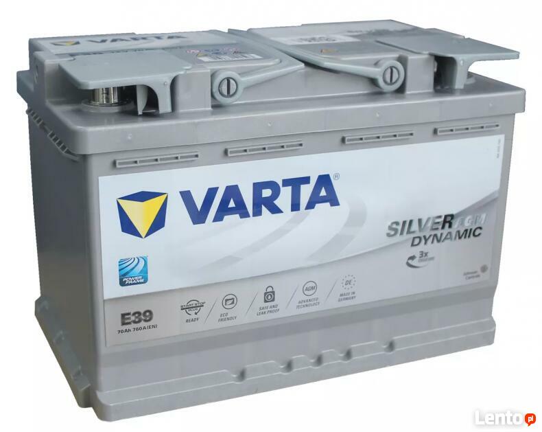 VARTA A7 Silver Dynamic (E39)AGM Autobatterie 12V 70Ah in