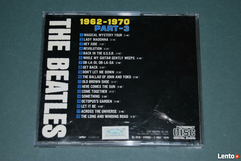 The Beatles 1962-1970 Part 3 CD Warszawa