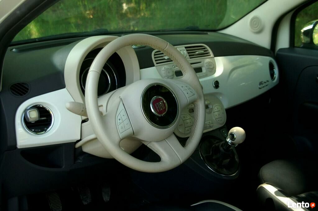 Archiwalne Fiat 500 1,2 benzynka, jak nowa tylko 52000km