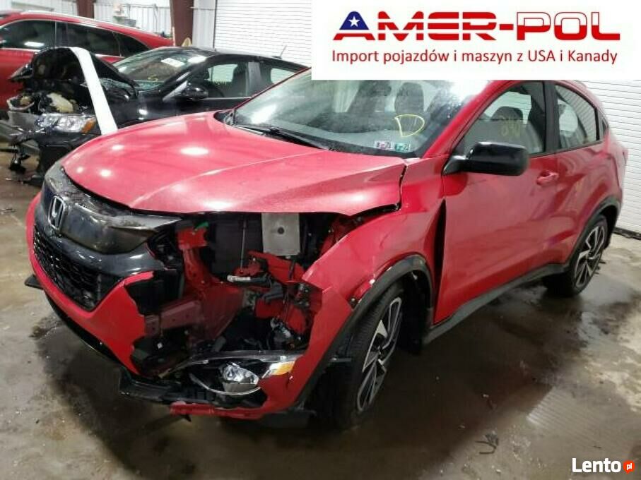 Archiwalne Honda HRV 2020, 1.8L, Sport, 4x4, uszkodzony