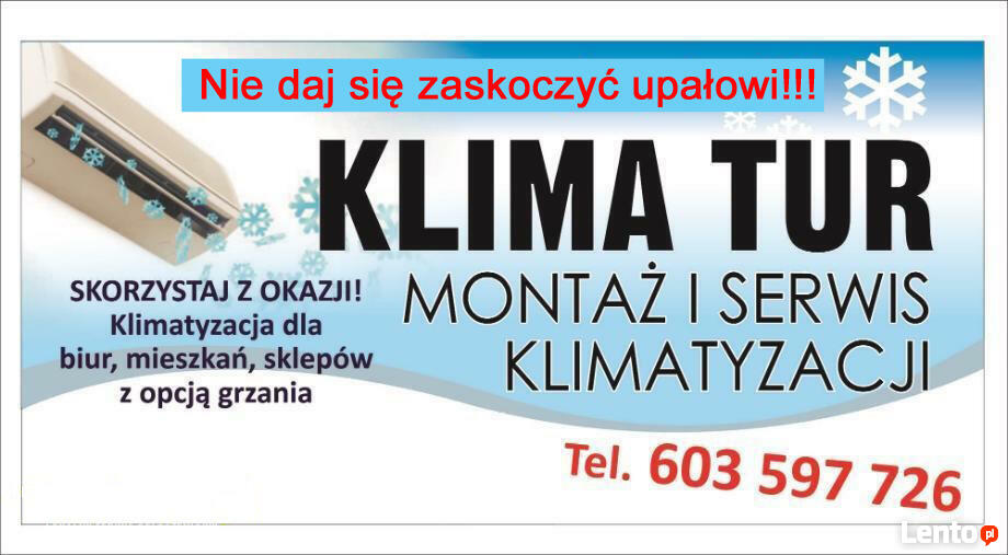 Montaż I Serwis Klimatyzatorów Klima Tur Klimatyzacja Turek Turek 0255