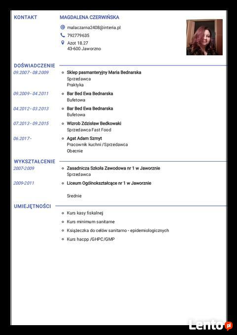 Archiwalne Szukam pracy Jaworzno