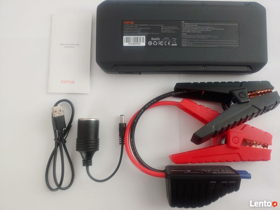 70Mai Jump Starter Max, urządzenie rozruchowe, power bank