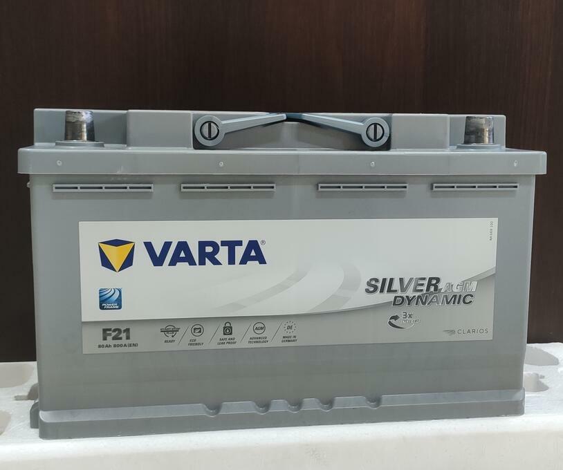 Varta AGM Silver Dynamic A6 80AH Battery