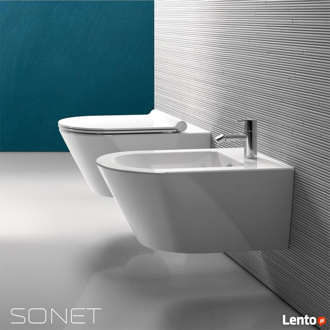 Archiwalne Zestaw Bidet Wc Geberit+Przycisk Stelaż do bidetu Warszawa