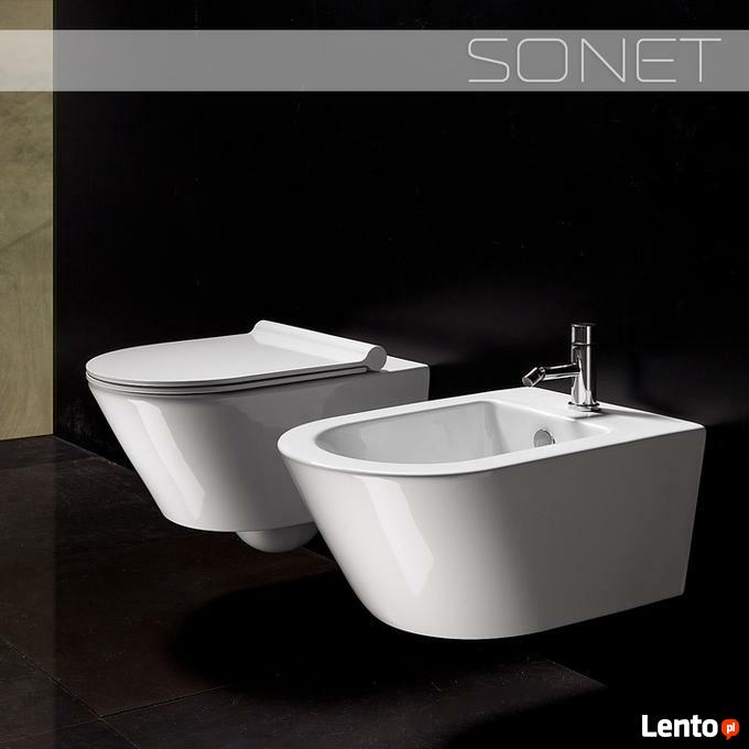 Archiwalne Zestaw Bidet Wc Geberit+Przycisk Stelaż do bidetu Warszawa