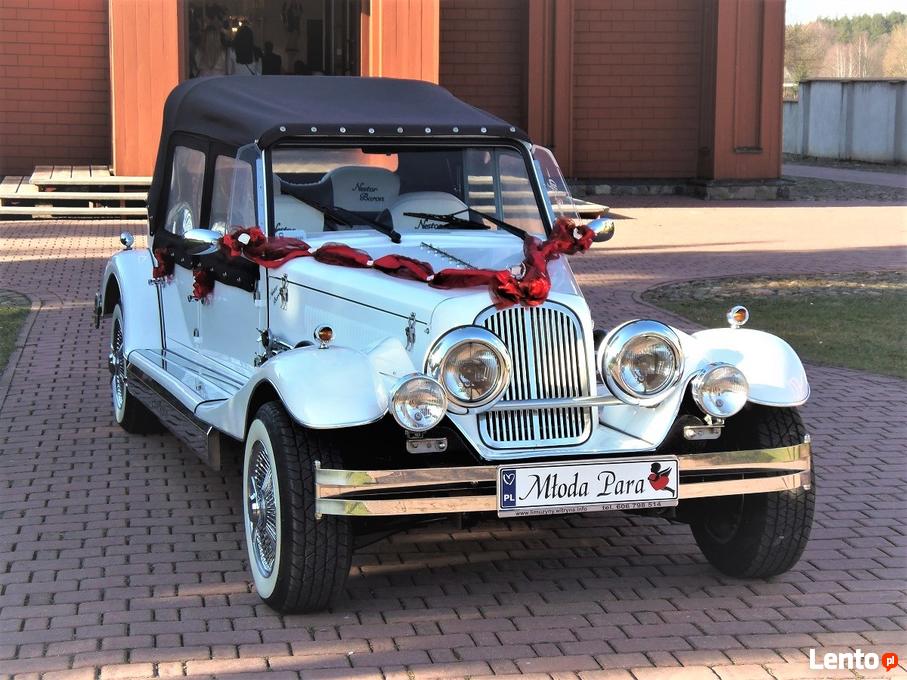 Zabytkowy samochód do ślubu Auto na wesele Kabriolet
