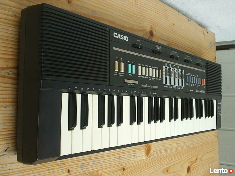 Keyboard dla dzieci Casio MT205, lata 80te Kłodzko