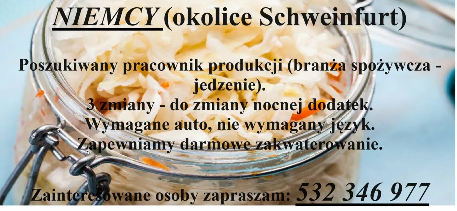 Niemcy Sennfeld produkcja Poznań