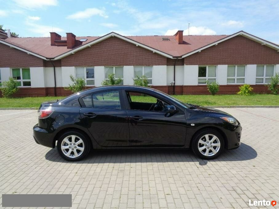 Mazda 3 1.6.116PS Sedan Alu Czarna Top Stan Gwarancja Paczkowo