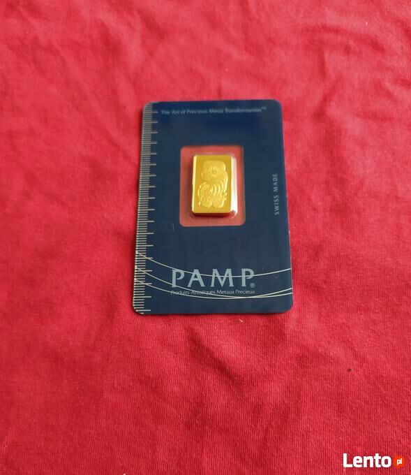 Sztabka Zlota 5 Gram Pamp Suisse 24 K 999 9 Zloto Lokacyjne Mircze