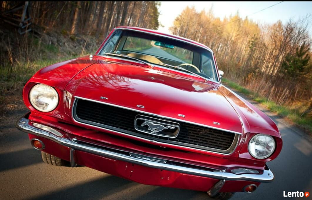 Archiwalne Ford Mustang, samochód retro do wynajęcia na