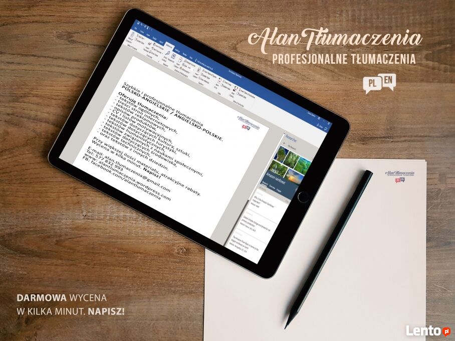 Tłumaczenia język Angielski. NAJTANIEJ! Wrocław