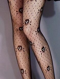 Skull Fishnet - Leggings