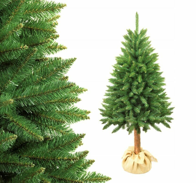 Archiwalne Choinka sztuczna świerk na pniu 200 cm Katowice