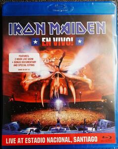 B.R. Nowy Polecam Koncert Blu Ray IRON MAIDEN Live Santiago-