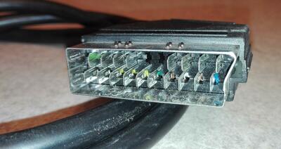 Kabel Euro SCART (Euro) - SCART (Euro) / 4 x RCA (cinch)