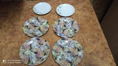 Ładne talerze z porcelany Affek 2 gratis