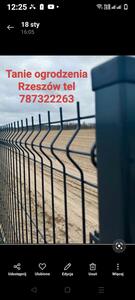 Ogrodzenia siatka panelowe bramy budowa Rzeszów Krasne