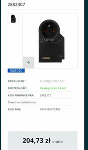 PHOENIX CONTACT ogranicznik przeciwprzep.