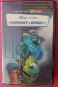 Potwory i Spółka Pixar Walt Disney film VHS
