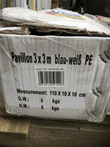 Pawilon ogrodowy 3 x 3 m