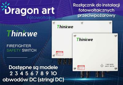 Wyłącznik rozłącznik ppoż przeciwpożarowy THINKWE 9xDC PV