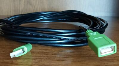 KABEL USB, DŁUGOŚĆ 6M