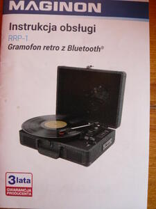 Instrukcja obslugi gramofonu Maginion