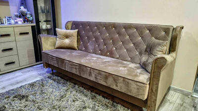 kanapa sofa uszak skandynawska wersalka rozkładana Glamour
