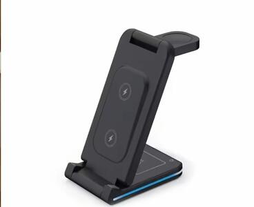 Wielofunkcyjna bezprzewodowa podstawka ładująca 3 w 1 z lamp