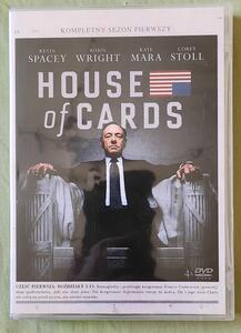 House of cards sezon 1 box 4 płyty dvd