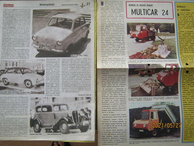 Wyciki z gazet stare samochody