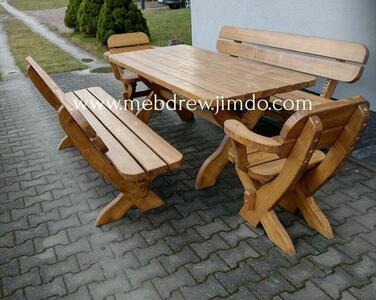 Meble drewniane komplet ogrodowy meble ogrodowe