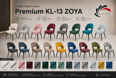Krzesła Tapicerowane Premium KL-13 Nowoczesny Design