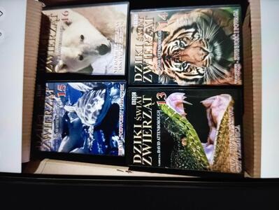 Filmy dvd BBC 16 sztuk o zwierzętach