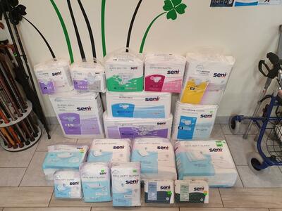 Seni Pampersy Podkłady Kosmetyki Pieluchomajtki Wkładki
