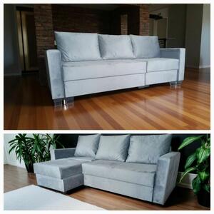 sOFA w Narożniku 2w1 SYDNEY pojemnik funkcja spania